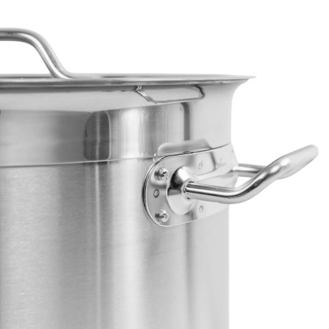 Garnek wysoki inox AISI443 z pokrywką Pro 17l 28x28 cm MTP005029