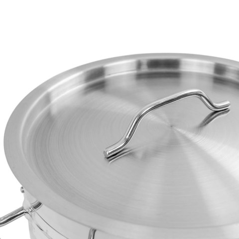 Garnek wysoki inox AISI443 z pokrywką Pro 17l 28x28 cm MTP005029