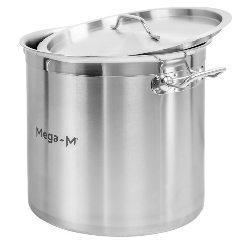 Garnek wysoki inox AISI443 z pokrywką Pro 21l 30x30 cm MTP005030