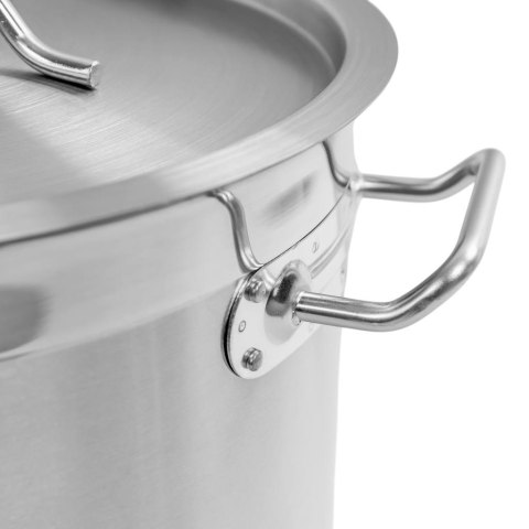 Garnek wysoki inox AISI443 z pokrywką Pro 21l 30x30 cm MTP005030