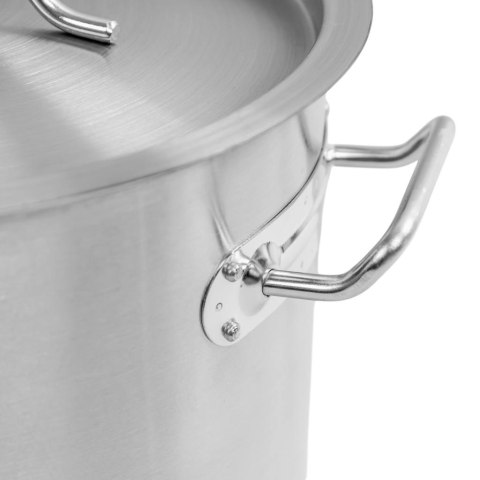 Garnek wysoki inox standard z pokrywką 17l 28x28 cm MTP005044