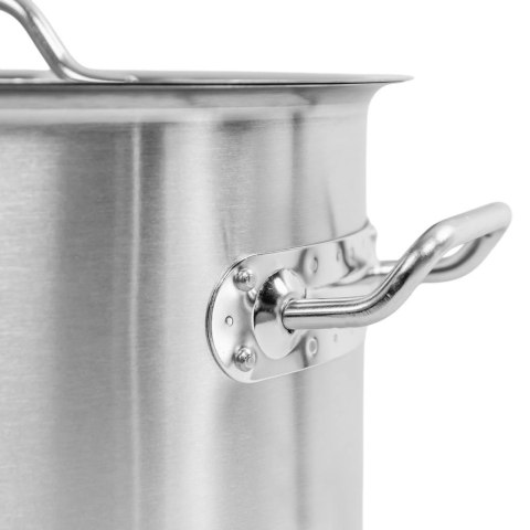 Garnek wysoki inox standard z pokrywką 17l 28x28 cm MTP005044