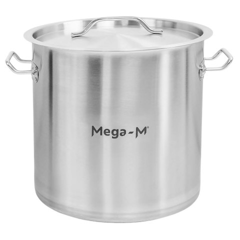 Garnek wysoki inox standard z pokrywką 21l 30x30 cm MTP005045