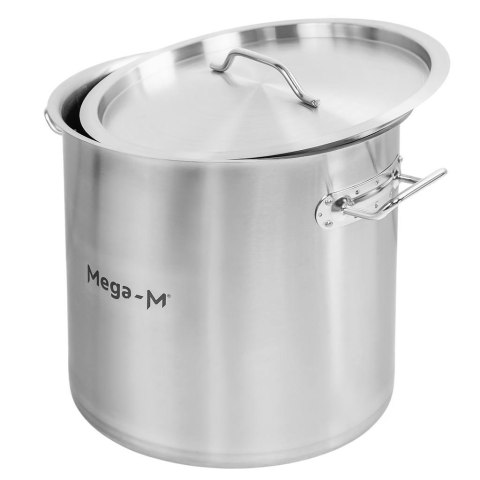 Garnek wysoki inox standard z pokrywką 21l 30x30 cm MTP005045