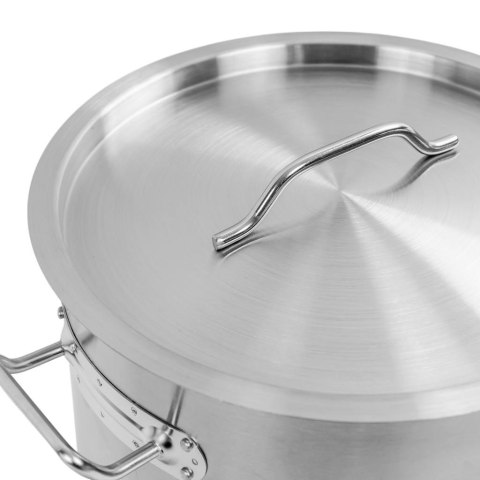 Garnek wysoki inox standard z pokrywką 21l 30x30 cm MTP005045