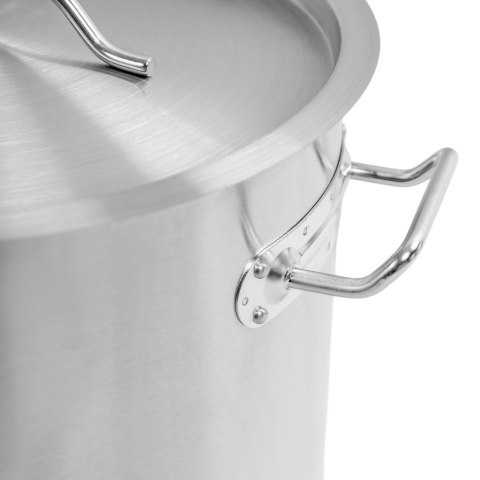 Garnek wysoki inox standard z pokrywką 21l 30x30 cm MTP005045