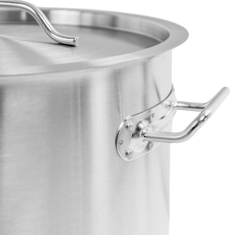 Garnek wysoki inox standard z pokrywką 21l 30x30 cm MTP005045