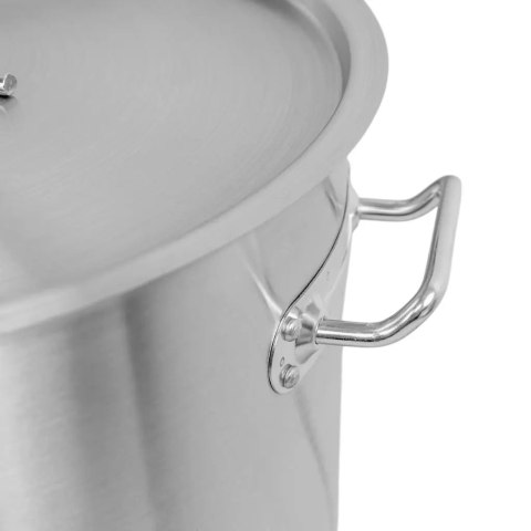 Garnek wysoki inox standard z pokrywką 50l 40x40 cm MTP005048