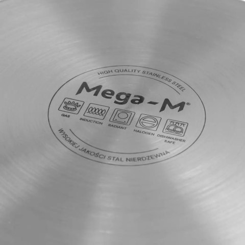 Garnek wysoki inox standard z pokrywką 50l 40x40 cm MTP005048