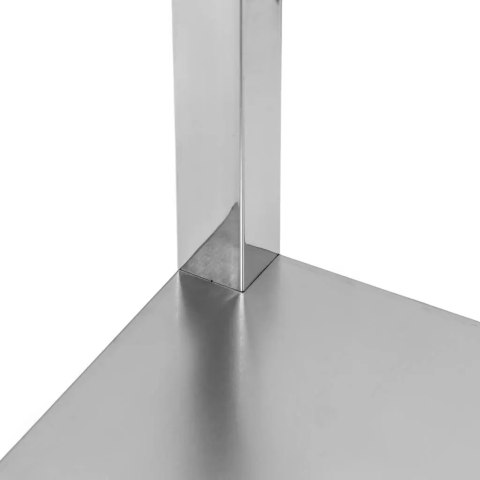 Stół centralny z półką 100x70x85 stal nierdzewna MTP005131