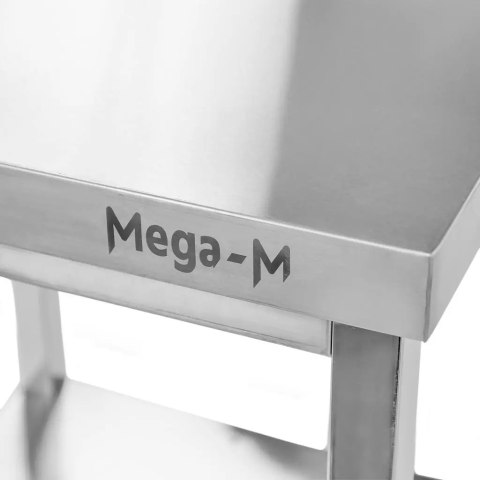 Stół centralny z półką 100x70x85 stal nierdzewna MTP005131