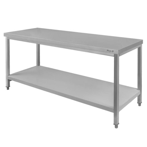 Stół gastronomiczny centralny z półką 150x60x85 inox MTP003546