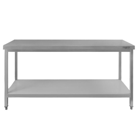 Stół gastronomiczny centralny z półką 150x60x85 inox MTP003546