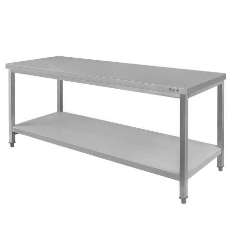 Stół gastronomiczny centralny z półką 180x70x85 inox MTP005096