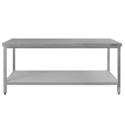 Stół gastronomiczny centralny z półką 180x70x85 inox MTP005096