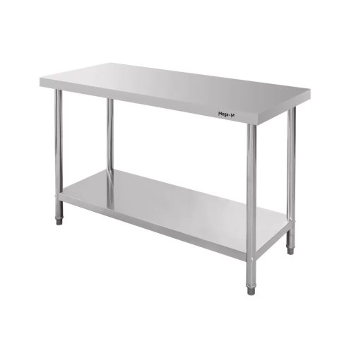 Stół centralny inox z półką Standard 120x70x85 do kuchni MTP004377