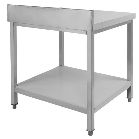 Stół przyścienny inox z półką 80x60x85 do zaplecza MTP005093