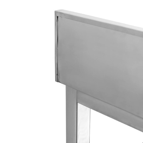 Stół przyścienny inox z półką 80x60x85 do zaplecza MTP005093