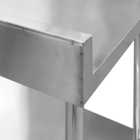 Stół przyścienny inox z półką Standard 100x60x85 roboczy MTP004383