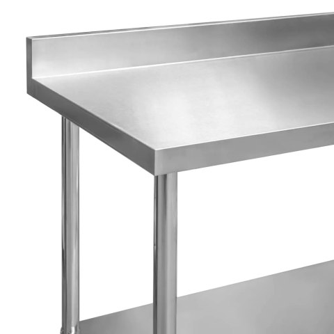 Stół przyścienny inox z półką Standard 100x70x85 kuchenny MTP004389
