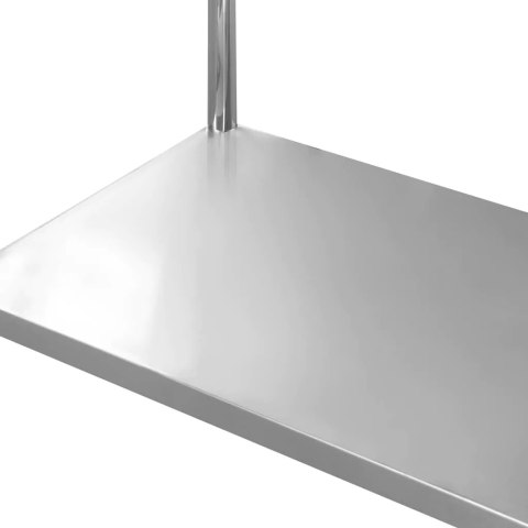 Stół przyścienny inox z półką Standard 100x70x85 kuchenny MTP004389