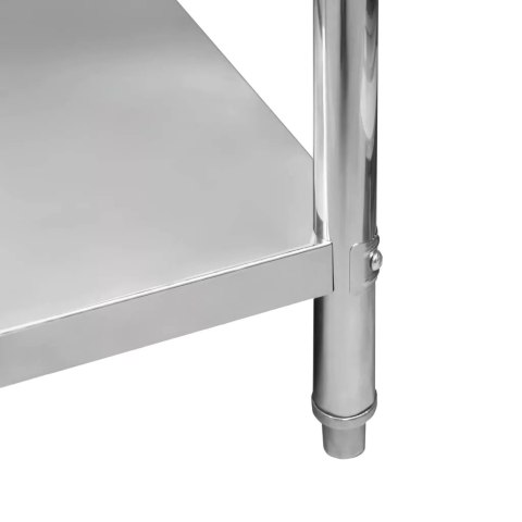 Stół przyścienny inox z półką Standard 100x70x85 kuchenny MTP004389