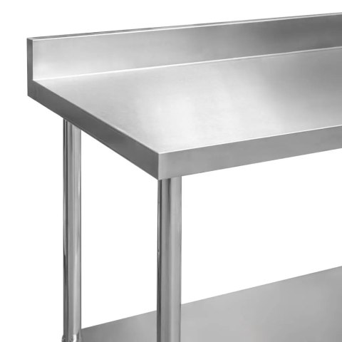 Stół przyścienny inox z półką Standard 120x60x85 gastronomiczny MTP004384