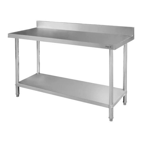 Stół przyścienny inox z półką Standard 140x70x85 gastronomiczny MTP004391