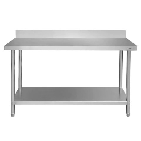 Stół przyścienny inox z półką Standard 140x70x85 gastronomiczny MTP004391