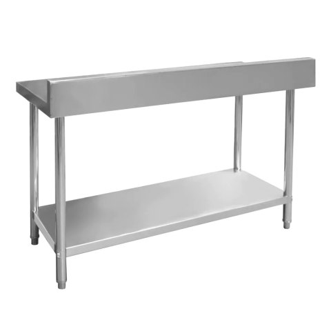 Stół przyścienny inox z półką Standard 140x70x85 gastronomiczny MTP004391