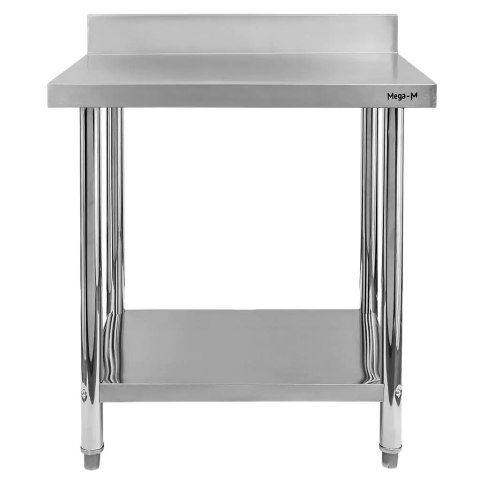 Stół przyścienny inox z półką Standard 80x60x85 roboczy MTP004382