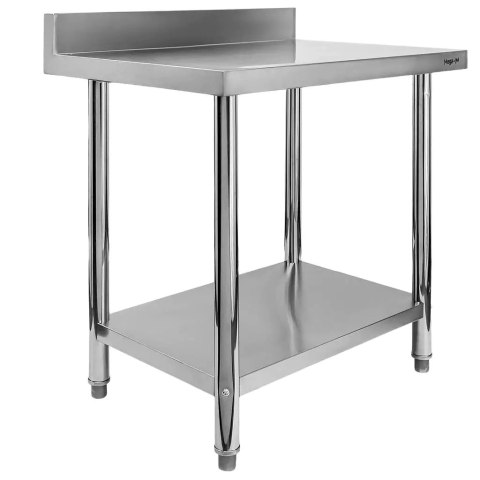 Stół przyścienny inox z półką Standard 80x60x85 roboczy MTP004382