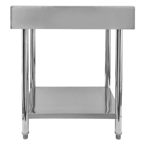 Stół przyścienny inox z półką Standard 80x60x85 roboczy MTP004382