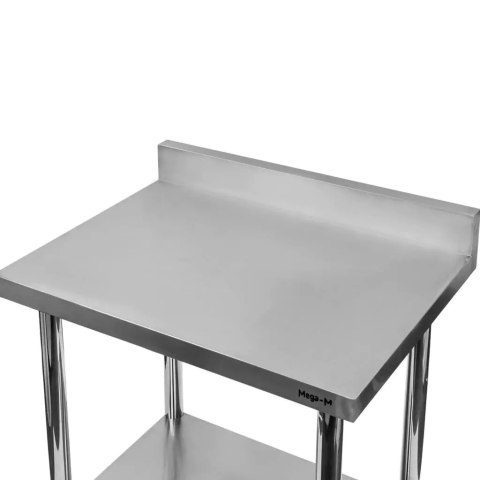 Stół przyścienny inox z półką Standard 80x60x85 roboczy MTP004382