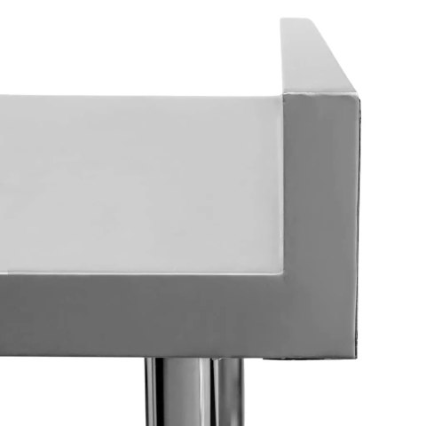 Stół przyścienny inox z półką Standard 80x60x85 roboczy MTP004382