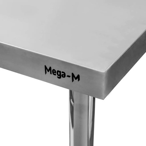 Stół przyścienny inox z półką Standard 80x60x85 roboczy MTP004382