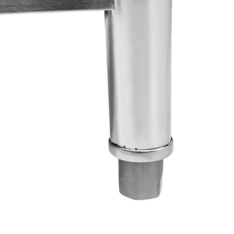 Stół przyścienny inox z półką Standard 80x60x85 roboczy MTP004382