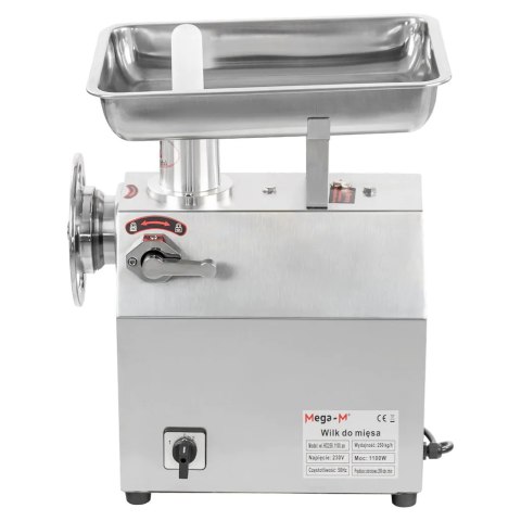 Maszynka wilk do mielenia mięsa 250kg/h 1100W profesjonalna MTP004413