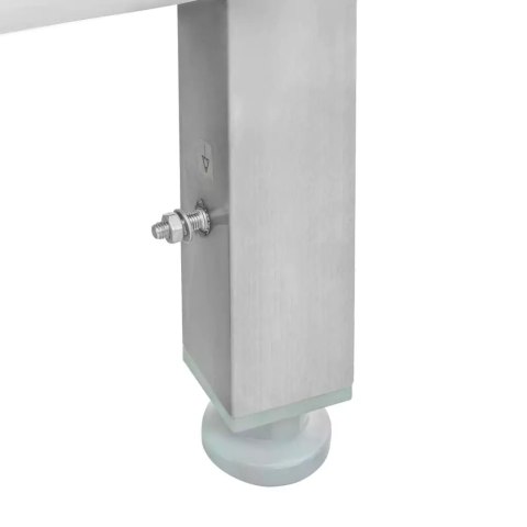 Zlew gastronomiczny spawany lewostronny z półką 120x60x85 stal nierdzewna MTP005133