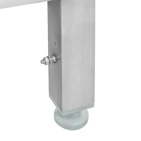 Zlew gastronomiczny spawany z ociekaczem i półką 120x70x85 stal nierdzewna MTP005307