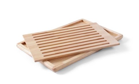 Deska do Krojenia Pieczywa Ciemne Drewno 475x322 Hendi 505502