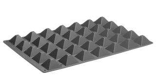 Foremka silikonowa do deserów Pyramide wymiary 65x65x35 mm Hendi 676264