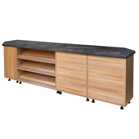 Lada sklepowa sprzedażowa dąb amerykański 2900x600x1130 mm MPP000678