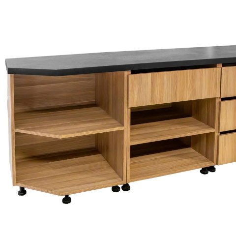 Lada sklepowa sprzedażowa dąb amerykański 2900x600x1130 mm MPP000678