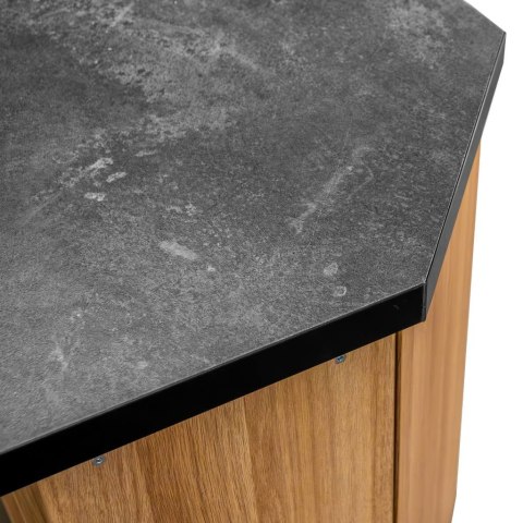 Lada sklepowa sprzedażowa dąb amerykański 2900x600x1130 mm MPP000678