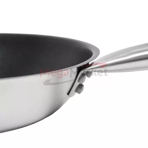 Patelnia nieprzywierająca inox 26 cm profesjonalna MTP002466