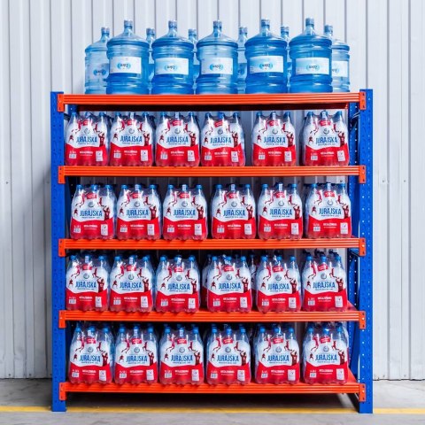 Regał metalowy magazynowy Fortis Light 5 półek H200 L199 G60 bazowy MPP000901