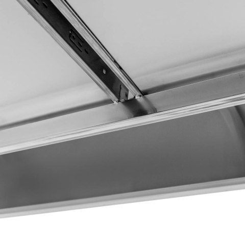 Stół przyścienny z półką i 3 szufladami 100x60x85 inox MTP006941