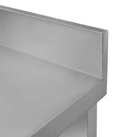 Stół przyścienny z półką i 3 szufladami 100x60x85 inox MTP006941