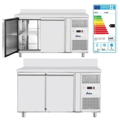 Stół Mroźniczy 2-drzwiowy Profi Line GN 1/1 280L 230V/600W 1360x700x910 Hendi 232064